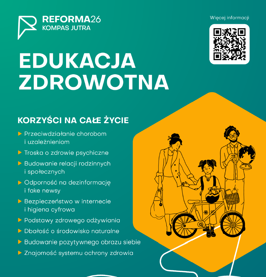 Edukacja zdrowotna plakat Załącznik RPW 33583 2025